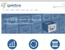 Tablet Screenshot of galdosinc.com